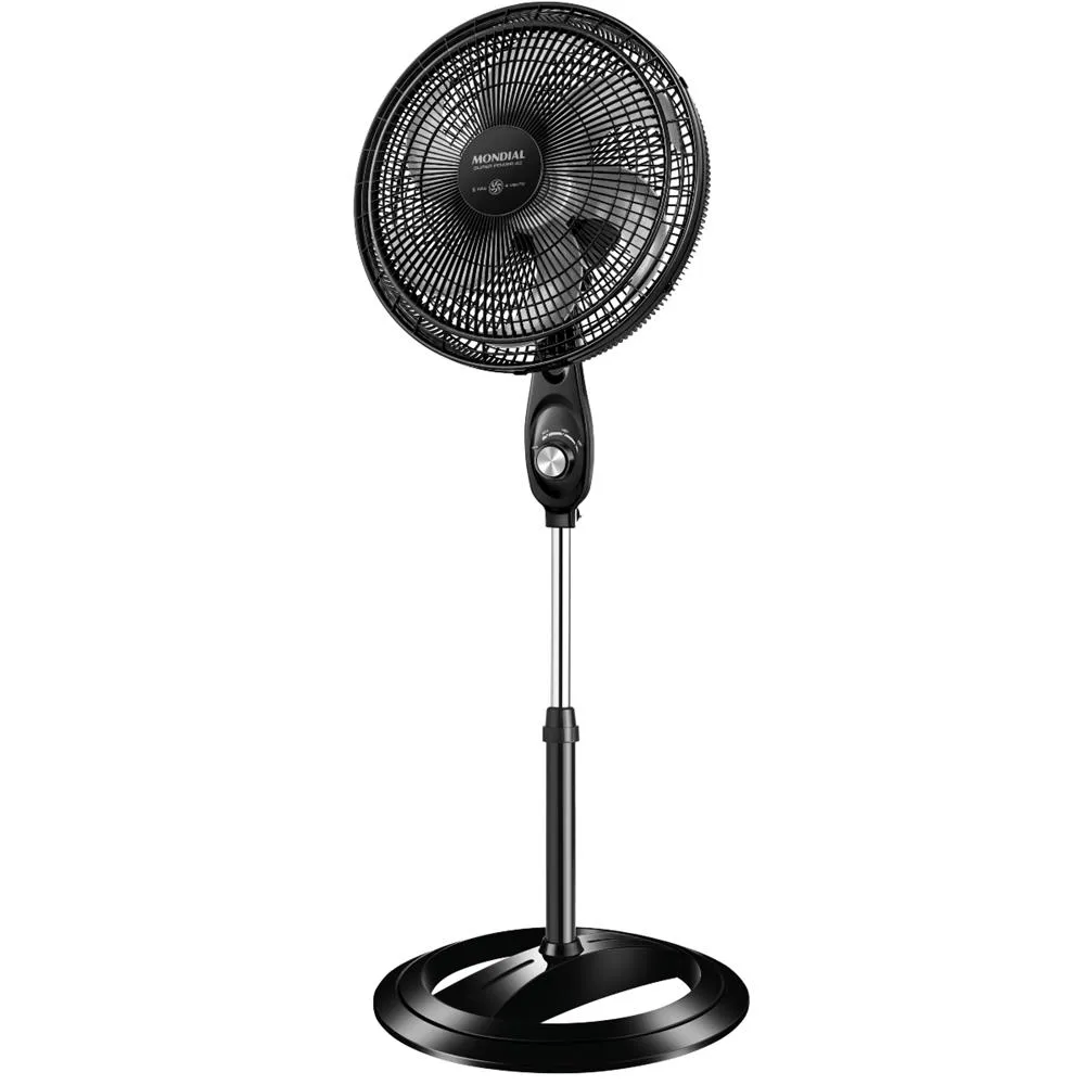 Ventilador Coluna Super Power Preto e Cinza 40CM 220V - VSP-40C-NB - Mondial
