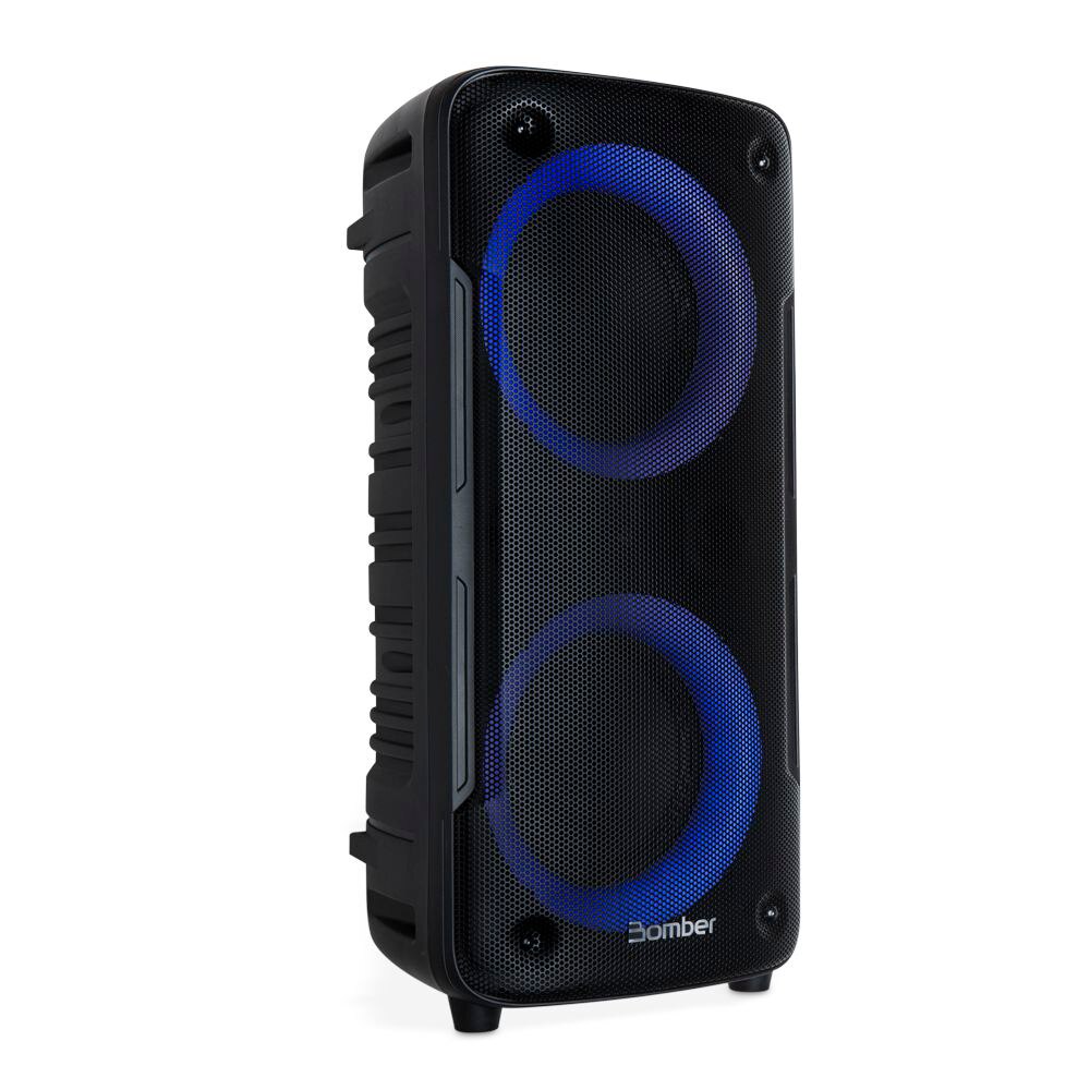 Caixa de Som Bomber Beatbox 400 12W RMS LED Bluetooth P2 USB Bivolt Preta